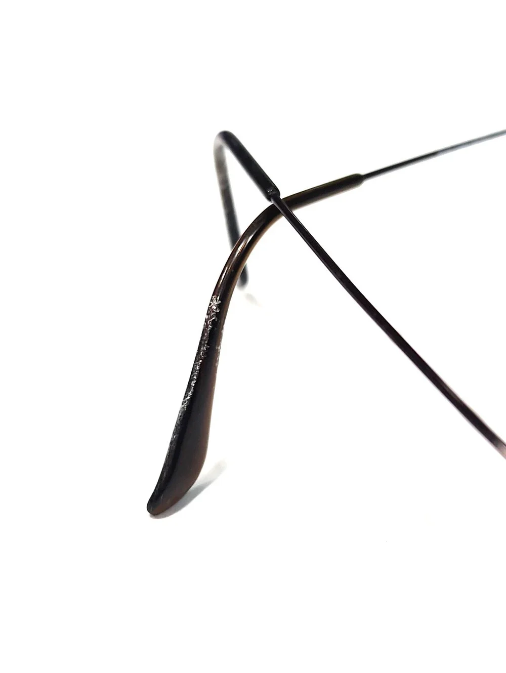 Ray Ban RB3025 014/51 Small Brown Metal Aviator Sunglasses Frame 55-14 READ